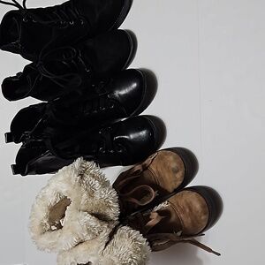 Bundle of 3 Boots Sizes on the Bottom of Boots Sizes 1-6W #L-58